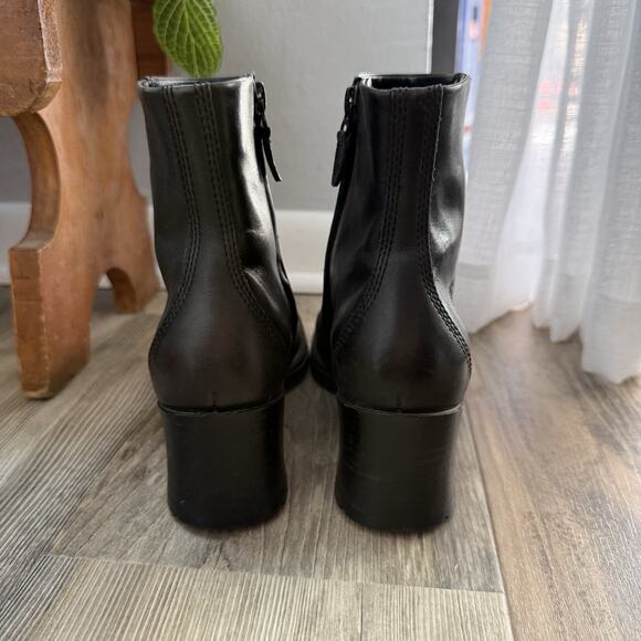 Timberland Alyse Smart Comfort System Black Leather Ankle Boots Women’s 6M - Picture 5 of 8